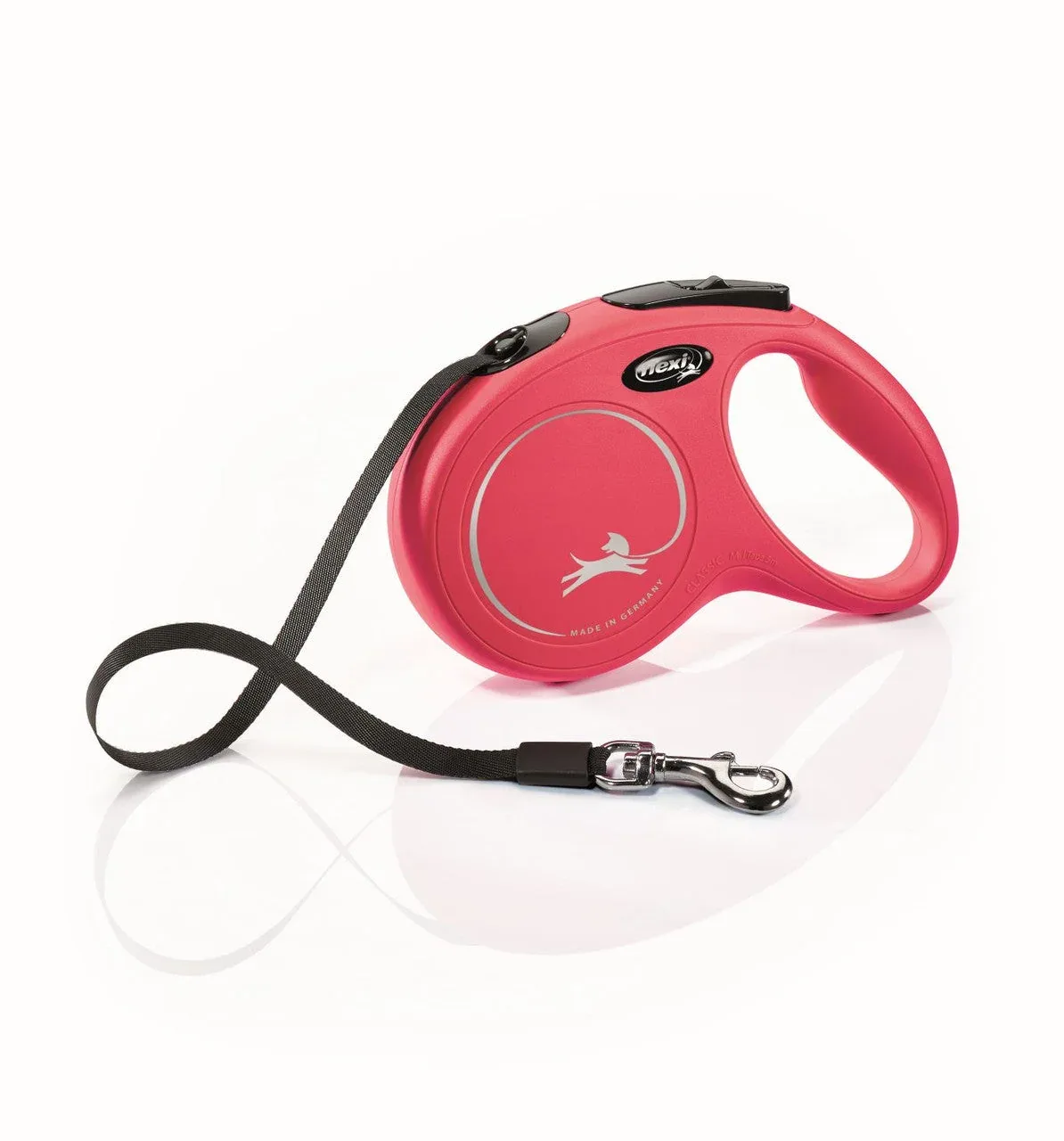 Flexi Flexi Classic Nylon Cord Dog Leash Red 16ft MD up to 55lb