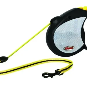 Flexi My Design Yellow Reflective Dog Lead