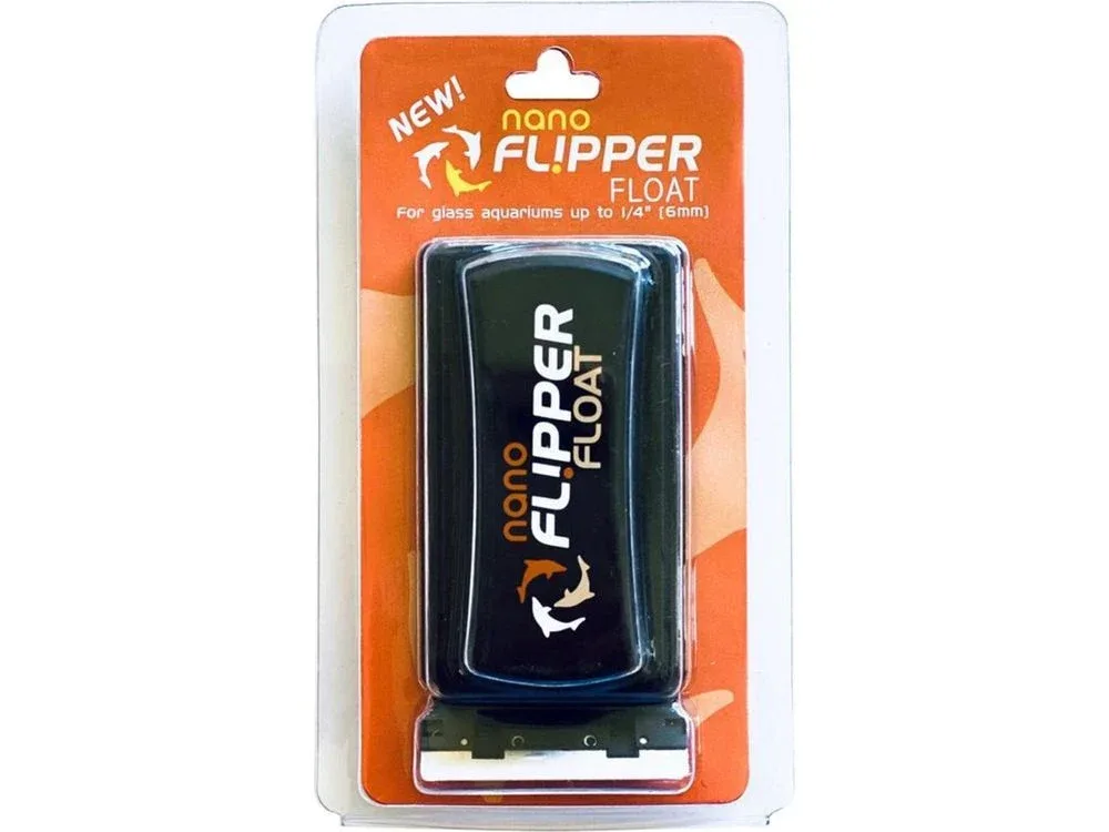 Flipper Cleaner Float 2 In 1 Magnetic Aquarium Algae Cleaner Nano, 1ea