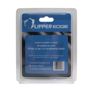 Flipper Edge Standard Acrylic Safe Plastic Blades - 10 Pack