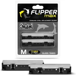 Flipper MAX Replacement Stainless Steel Blade 2 pk @ Fish Tanks Direct