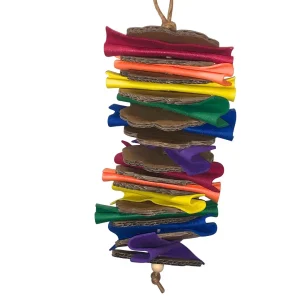 Floral Fun Shredder Bird Toy