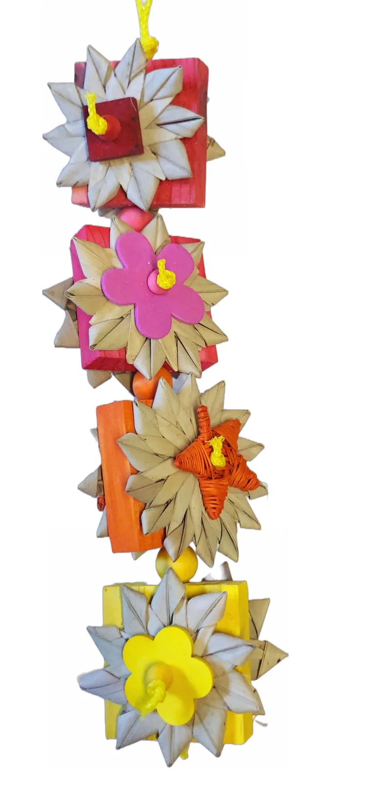 Floweret Wood Bird Toy