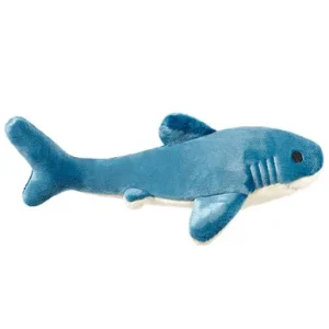 Fluff & Tuff Tank Shark Plush Dog Toy