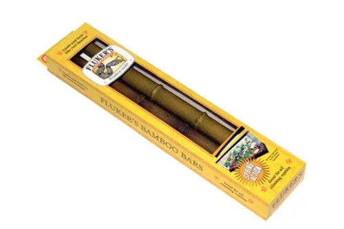 Fluker's Bamboo Bars for Reptiles and Amphibians Brown 2 Pack - Image 2