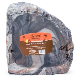 Fluker's Hermit Crab Rock Corner Water Bowl Assorted 6in MD