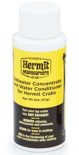 Fluker's Hermit Crab Saltwater Concentrate and Water Conditioner 2 oz - Image 2