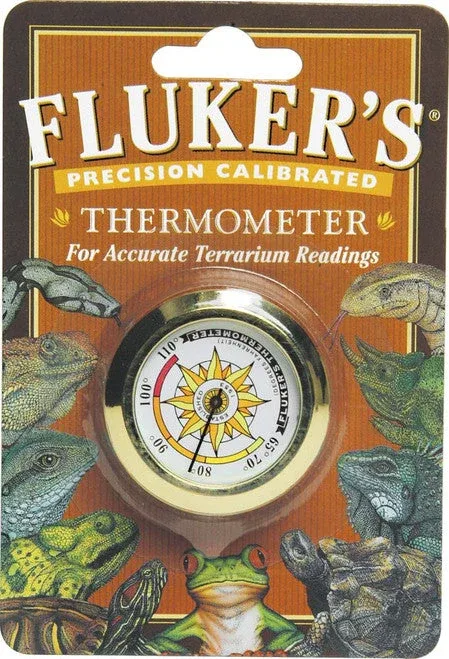 Fluker's Precision Calibrated Round Thermometer Beige - Image 2