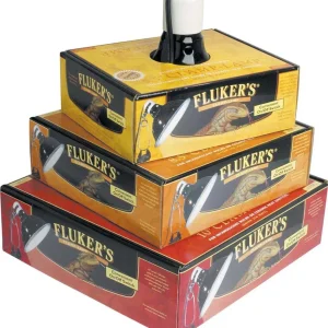 Fluker's Repta-Clamp Lamp with Switch Black 10 in