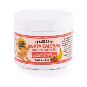 Fluker's Repta Strawberry-Banana Flavored Calcium with Vitamin D3 /2 oz