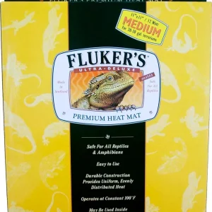 Fluker's Ultra-Deluxe Premium Heat Mat for Reptiles 11in X 11in MD