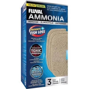 Fluval 106/107/206/207 Ammonia Remover Pad, 3pk