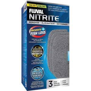 Fluval 106/107/206/207 Nitrate Remover Pad, 3pk