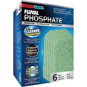 Fluval 306/307/406/407 Phosphate Remover Pad, 6pk
