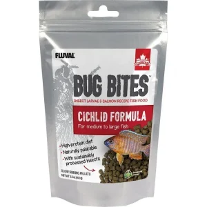 Fluval Bug Bites Cichlid Pellets 3.53oz
