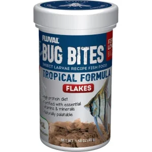 Fluval Bug Bites Tropical Flakes 1.58oz