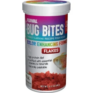 Fluval BugBites Color Enh. Flakes 3.17oz