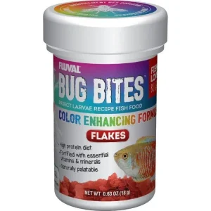 Fluval BugBites Color Enhancing Flakes .63oz