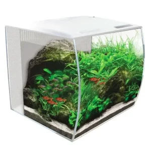 Fluval FLEX 57L Aquarium Kit, 15 gallon - White