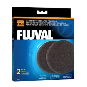 Fluval FX5 + FX6 Carbon Foam Pads A249 @ Fish Tanks Direct