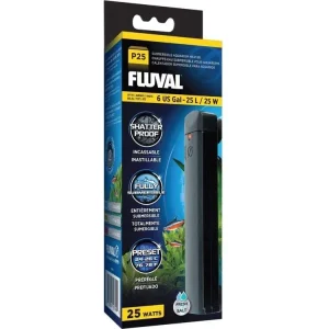 Fluval P25 Pre-Set Aquarium Heater, 6 gallon