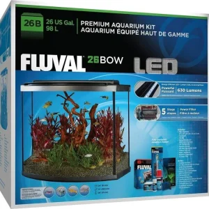 FLUVAL PREMIUM AQUARIUM KIT WITH LED - 26 BOW - 98 L (26 US GAL)