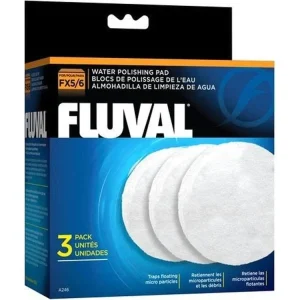 Fluval Quick Clear-Water Polishing Pad, FX4/FX5/FX6, 3pk