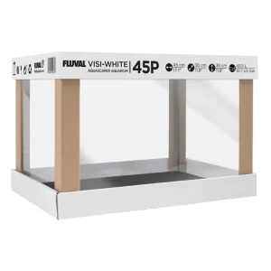 Fluval Visi-White 45P Aquarium Set, 10.7 US Gal / 40.5 L