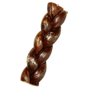 Fog City Pet 6" Beef Gullet Braid Dog Chew Treat