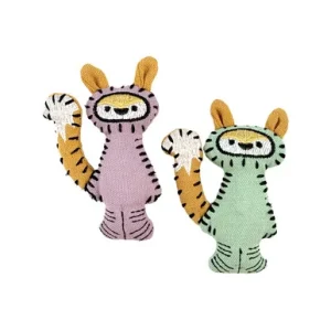 Fog City Pet Artisan Foxes Plush Catnip Cat Toys, 2