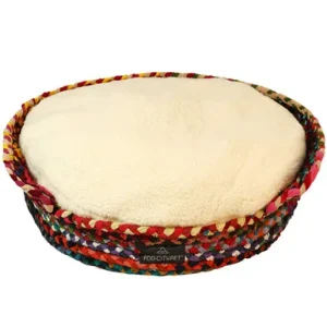 Fog City Pet Braided Basket Pet Bed