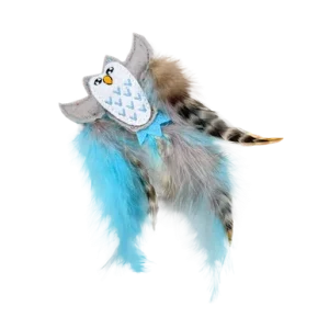 Fog City Pet Felt Owl Catnip Cat Toy