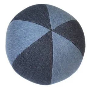 Fog City Pet Indigo Denim Ball Plush Dog Toy