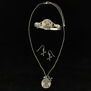 Follow Your Arrow Stone 3 Piece Jewelry SetTurq