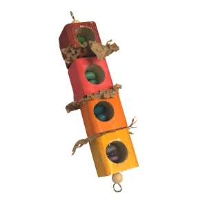 Foraging Wood Parrot Toys