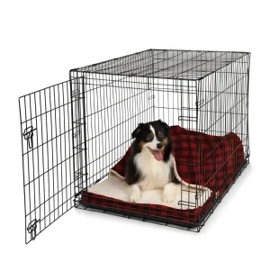 Forgiveness™ Fully Washable Luxury Cozy Cave® Dog Crate Bed – Holiday Collection