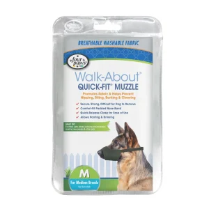 Four Paws Walk-About Quick-Fit Dog Muzzle 3 - Medium