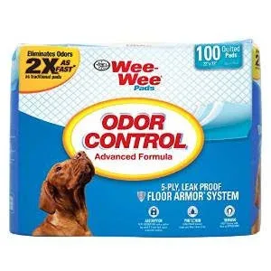 Four Paws Wee Wee Odor Control Pad 100ct 22x23 {L+1}456631 - Image 2