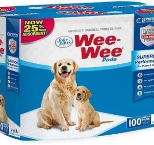 Four Paws Wee-Wee Pad Brick Bag 100Pk