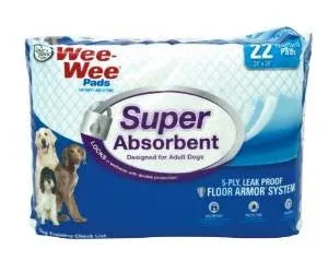 Four Paws Wee Wee Pads Super Absorbent {L-2} 22ct 24"x24" - Image 2