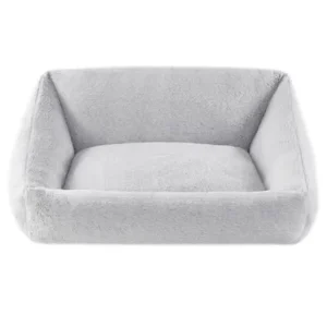 Friends Forever Gray High Back Cuddler Dog Bed