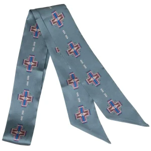 Fringe Scarves Cross Me Sage Twilly