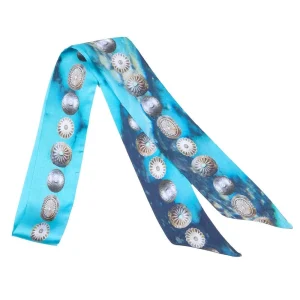 Fringe Scarves Kingsman Turquoise Twilly