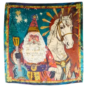 Fringe Scarves Santa's Steed Long Tall