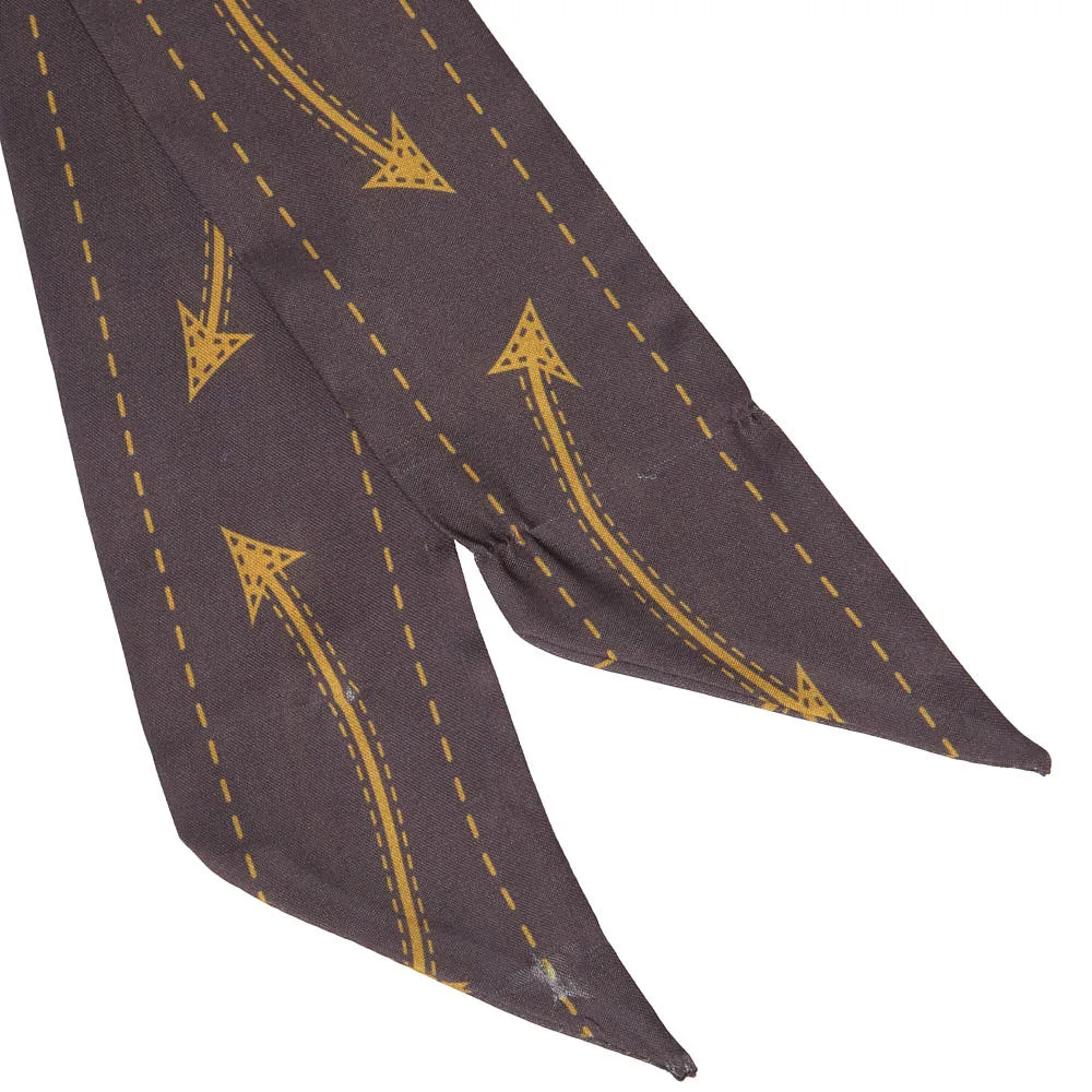 Fringe Scarves Smiley Pocket Brown Twilly - Image 2