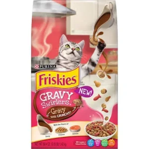 Friskies Gravy Swirlers Cat Food 3.15lb{l-1} C= 050201