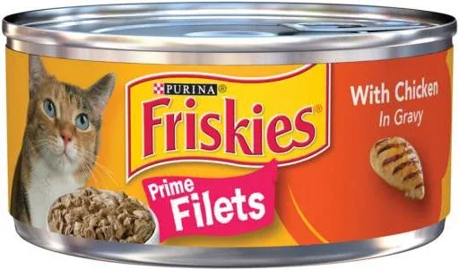 Friskies Prime Filet Chicken & Gravy 24/5.5oz {L-1} 050255
