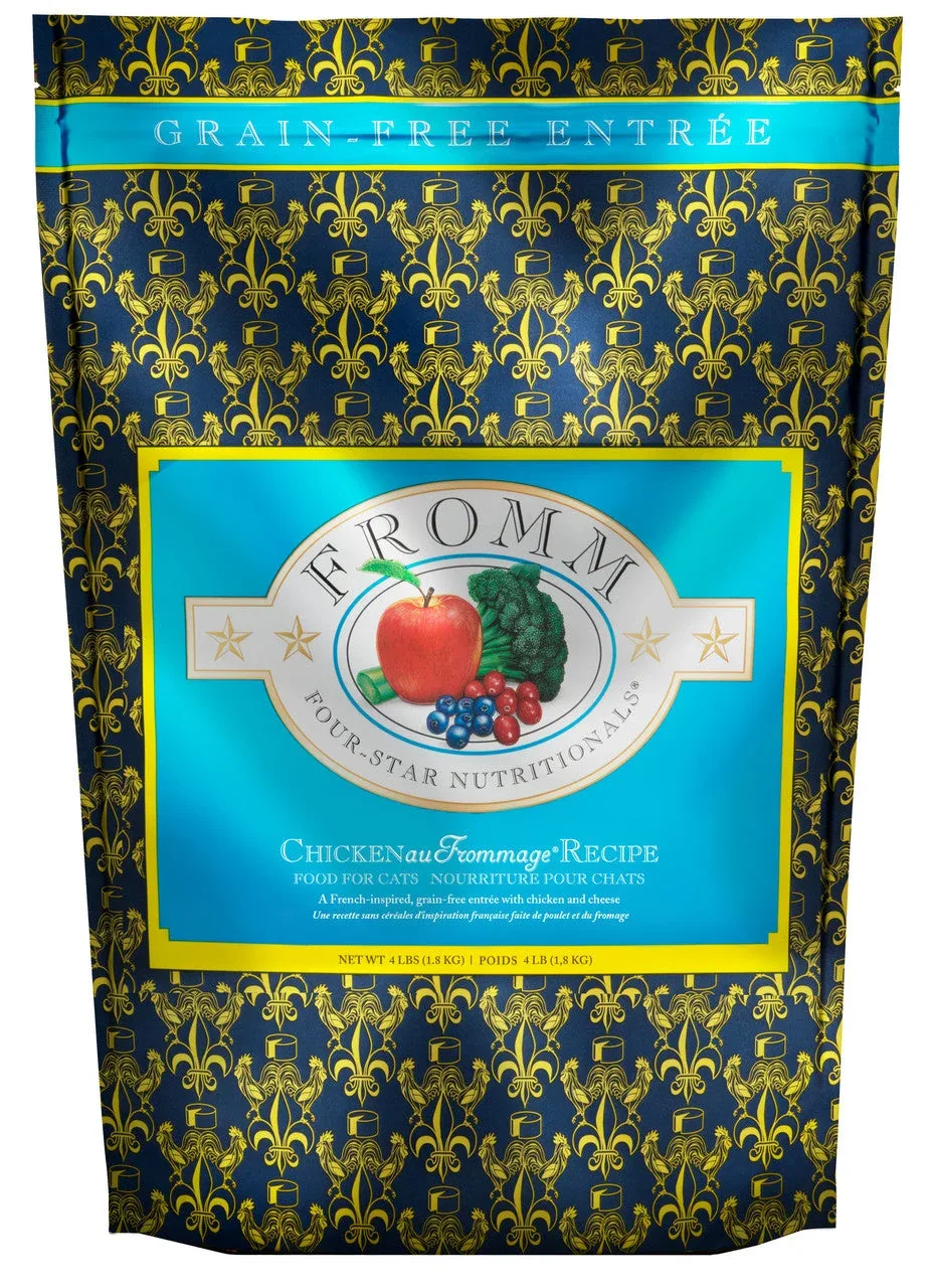 Fromm Four-Star Chicken Au Frommage Recipe Cat Food 4 lb - Image 2