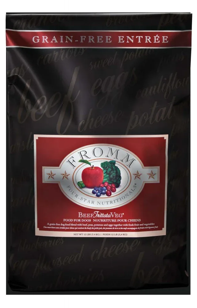 Fromm Four Star Grain Free Beef Frittata Veg Dry Dog Food