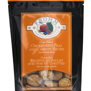 Fromm Four Star Oven Baked Chicken with Carrots & Peas Recipe Dog Treats